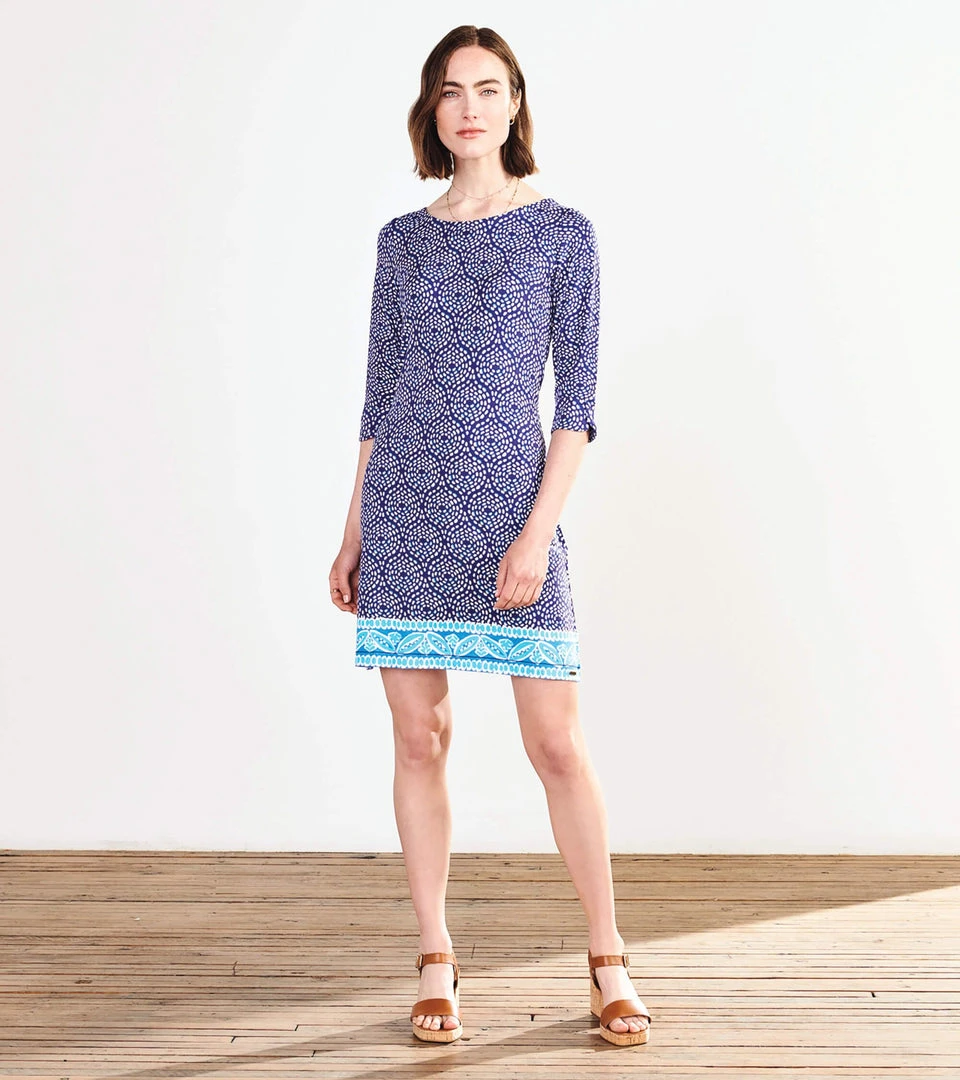 Hatley W's Lucy Dress - Skipped Stones WOMENS 1 Hatley W's Lucy Dress - Skipped Stones WOMENS