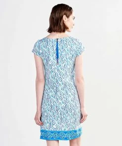 Hatley WOMENS W's Nellie Dress - Blue Shoreline Ripples