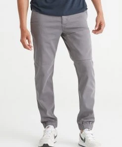 Duer M's No Sweat Jogger- Skyline Grey