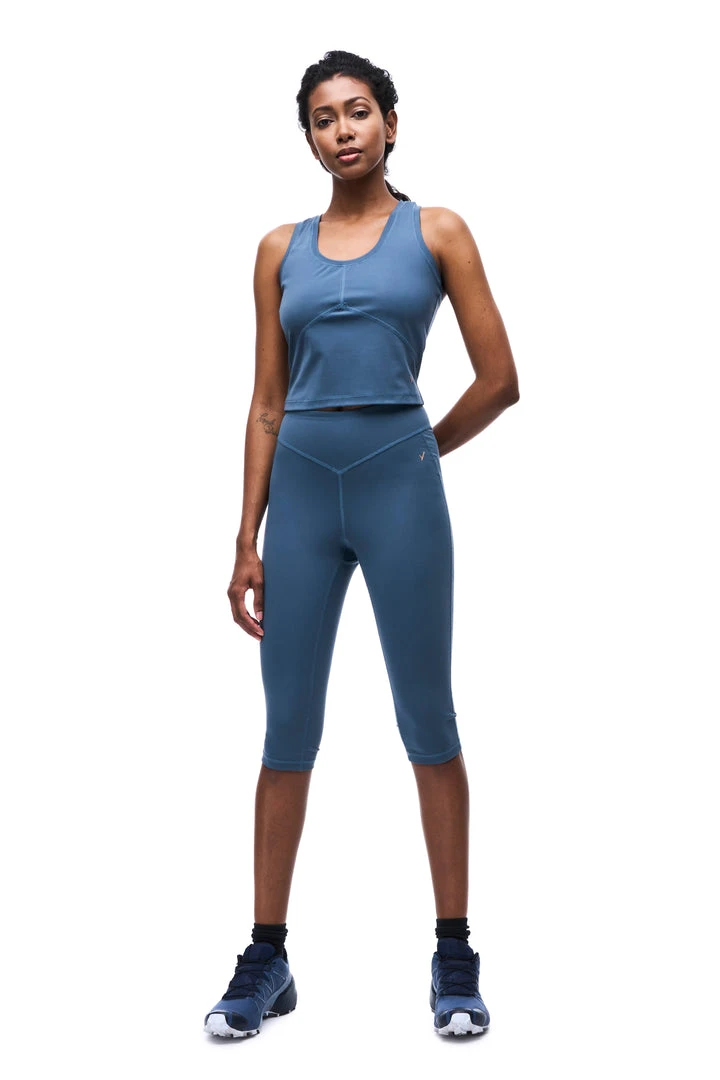 Indyeva PEKY Capri Leggings - Deep Sea WOMENS 1 Indyeva PEKY Capri Leggings - Deep Sea WOMENS