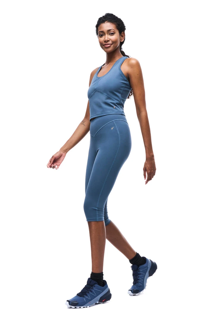 Indyeva PEKY Capri Leggings - Deep Sea WOMENS 2 Indyeva PEKY Capri Leggings - Deep Sea WOMENS