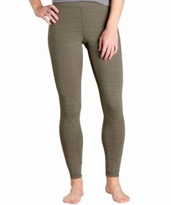 Vamosoutdoors W's Printed Lean Legging - Olive Canoe Print WOMENS