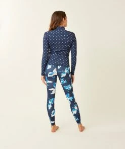 Vamosoutdoors W's Stella Zip-Up Jacket- Navy Polka Dot WOMENS