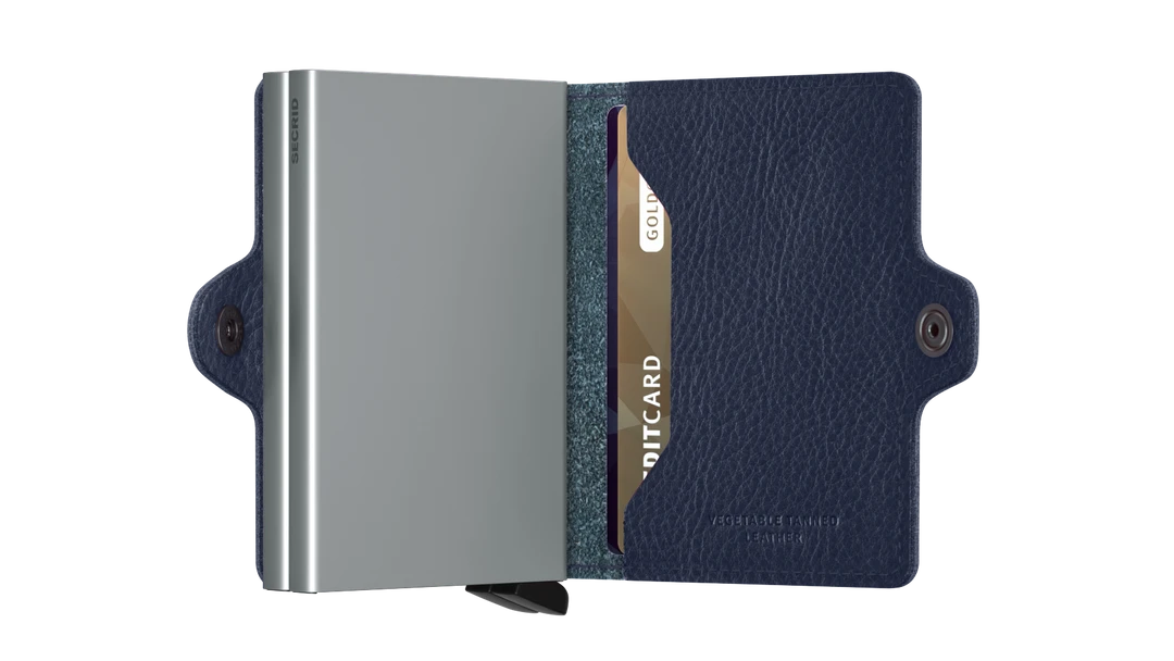 Vamosoutdoors Secrid Twinwallet - Vegetable Tanned Navy 2 Vamosoutdoors Secrid Twinwallet - Vegetable Tanned Navy