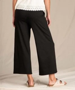 Toad&Co WOMENS W's Chaka Wide Leg Pant- Black