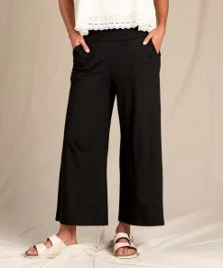 Toad&Co WOMENS W's Chaka Wide Leg Pant- Black