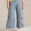 Toad&Co W's Chaka Wide Leg Pant- North Shore Gerbera WOMENS