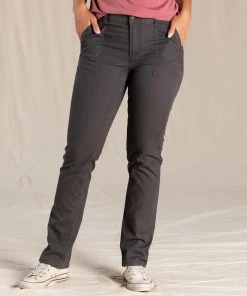 Toad&Co WOMENS W's Earthworks High Rise Pants- Soot