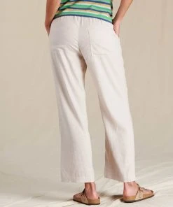 Toad&Co W's TAJ Hemp Pant- Oatmeal Chambray WOMENS