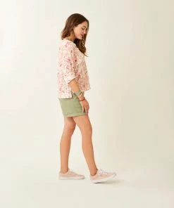 Vamosoutdoors WOMENS W's Davis Top- Cloud Orchard