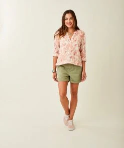 Vamosoutdoors WOMENS W's Davis Top- Cloud Orchard