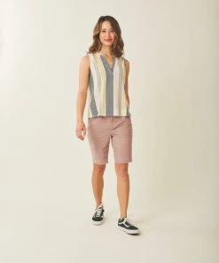 Vamosoutdoors W's Dylan Tank- Multistripe WOMENS