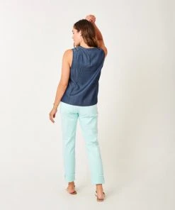 Vamosoutdoors W's Dylan Tencel Tank- Dark Chambray
