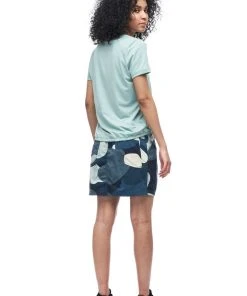 Indyeva ULENDO III Skort - Prussian Topo Print Blue 8 Indyeva ULENDO III Skort - Prussian Topo Print Blue