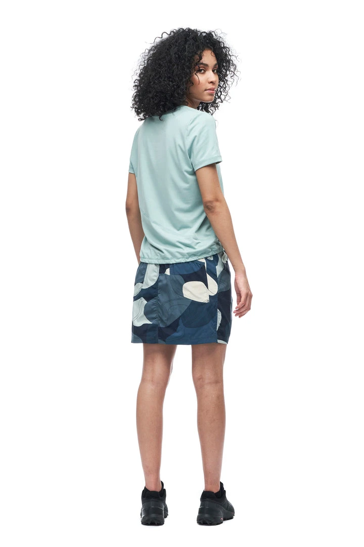 Indyeva ULENDO III Skort - Prussian Topo Print Blue 3 Indyeva ULENDO III Skort - Prussian Topo Print Blue