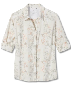 Royal Robbins W's Expedition 3/4 Sleeve - Creme Zephyr Pt WOMENS 7 Royal Robbins W's Expedition 3/4 Sleeve - Creme Zephyr Pt WOMENS