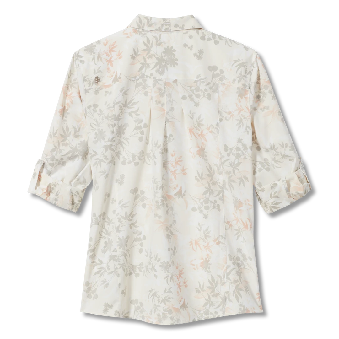 Royal Robbins W's Expedition 3/4 Sleeve - Creme Zephyr Pt WOMENS 4 Royal Robbins W's Expedition 3/4 Sleeve - Creme Zephyr Pt WOMENS