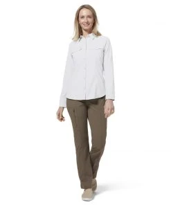 Royal Robbins W's Expedition II Long Sleeve - White WOMENS