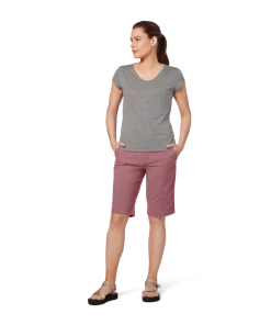 Royal Robbins W's Discovery III Bermuda Shorts - Deco Rose WOMENS