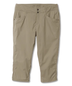 Royal Robbins W's Jammer II Capri - Khaki WOMENS