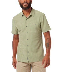 Royal Robbins M'S Desert Pucker Dry S/S - Lt Olive