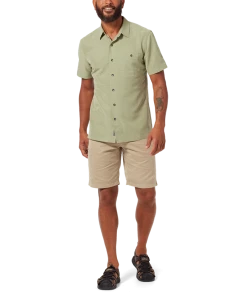 Royal Robbins M'S Desert Pucker Dry S/S - Lt Olive