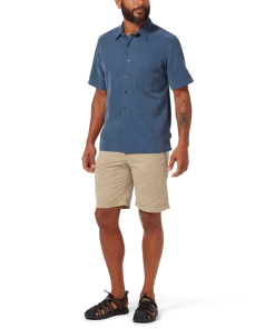 Royal Robbins M's Desert Pucker Dry S/S - Collins Blue