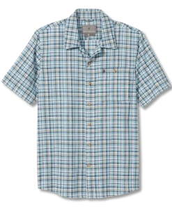 Royal Robbins M's Redwood Plaid S/S - Collins Blue