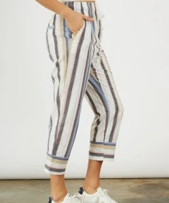 Zaket & Plover W's Stripe Pant - Natural