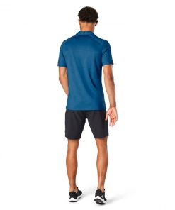 Smartwool M's Merino 150 Polo - Light Neptune Blue Shirts