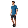 Smartwool M's Merino 150 Polo - Light Neptune Blue Shirts