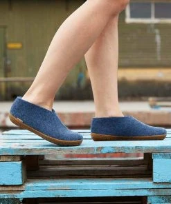 Vamosoutdoors Glerup Shoe With Rubber Sole - Denim Glerups