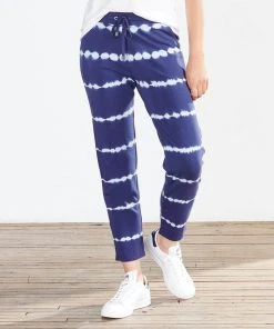 Hatley WOMENS W's Adrien Joggers - Navy Tie Dye