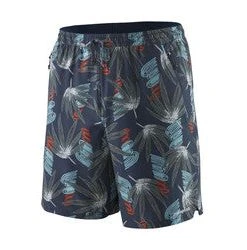 Vamosoutdoors M's Nine Trails Shorts 8 Inch- Tropical Ecuador: New Navy