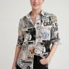 Desigual WOMENS Breaking News Shirt