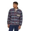 Patagonia M's Lightweight Synchilla® Snap-T® Fleece Pullover- Coast Highway Multi Big: Sumac Red Sweaters
