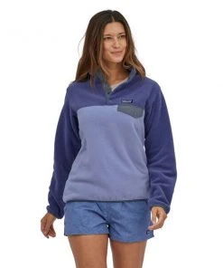 Vamosoutdoors WOMENS W's Lightweight Synchilla® Snap-T® Fleece Pullover - Light Current Blue